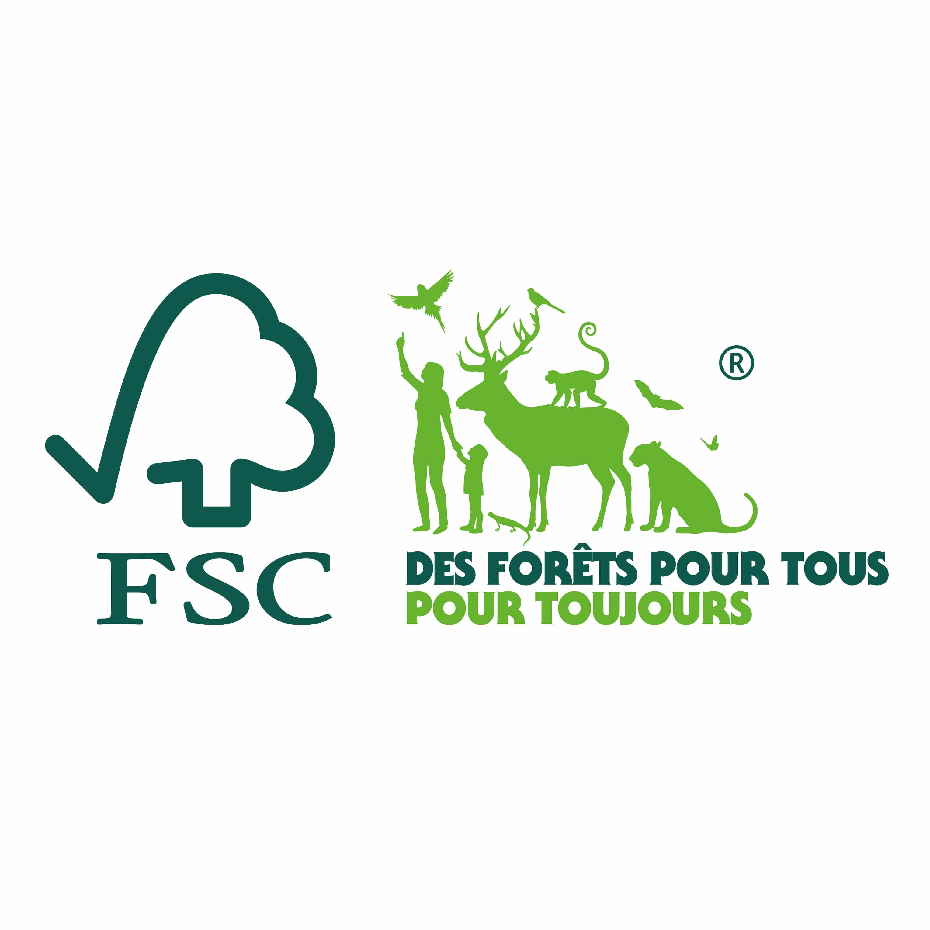 Logo FSC pour une utilisation de bois certifié avec Max Luxury Packaging